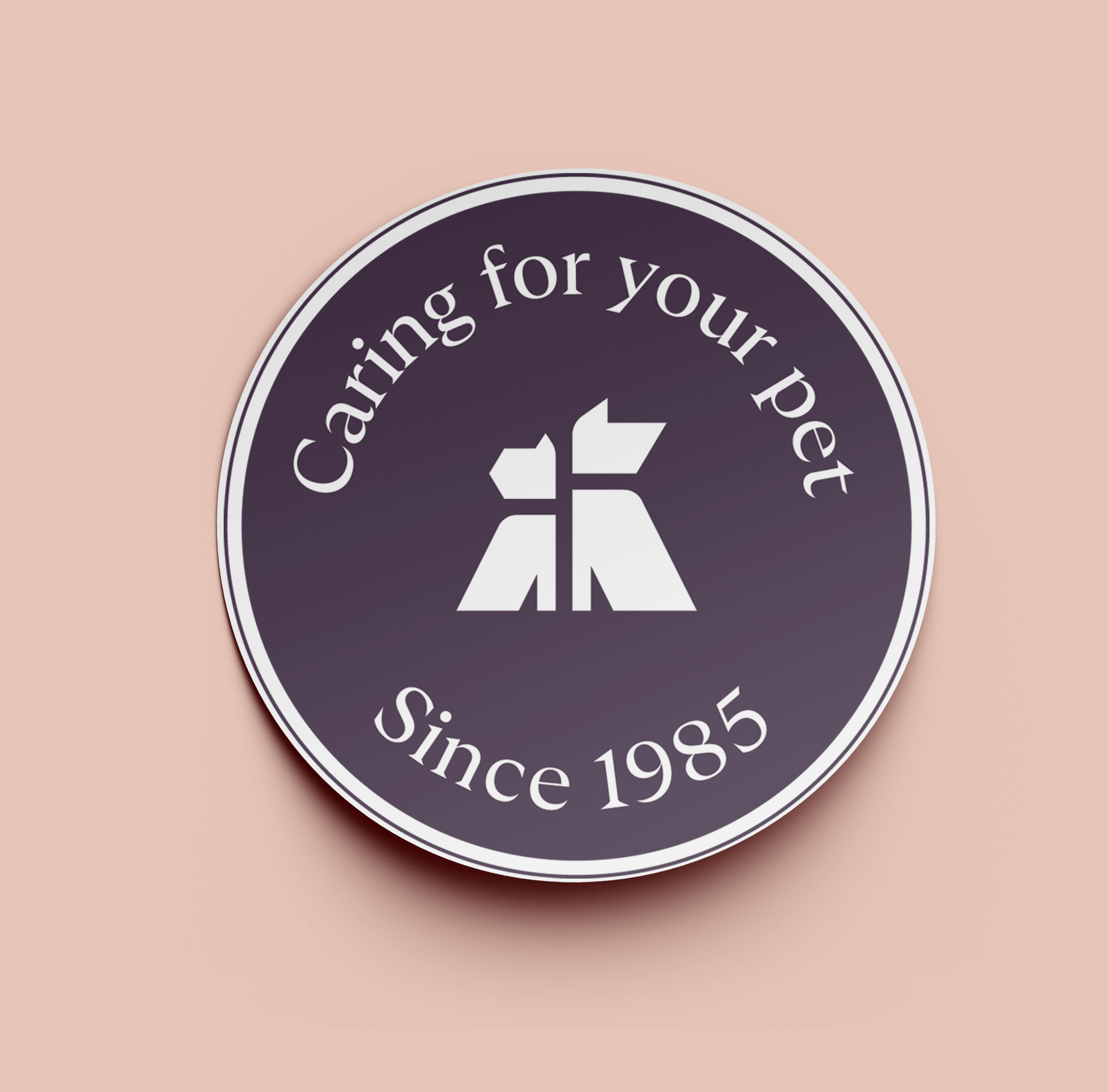 Godiva Vet Clinic sticker design